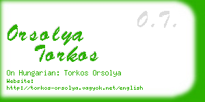 orsolya torkos business card